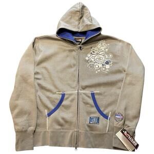 Vtg NASCAR Womens XXL Jimmy Johnson Racing Hoodie Sweatshirt